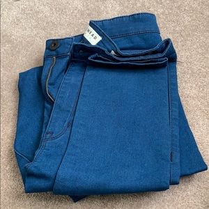 Bullhead Denim Co. dark blue high waisted jeans